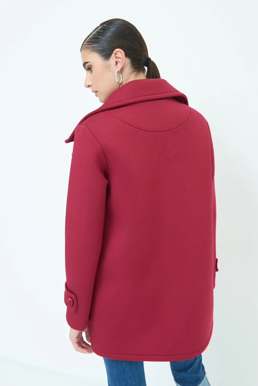 Stylish double-breasted coat wholesale