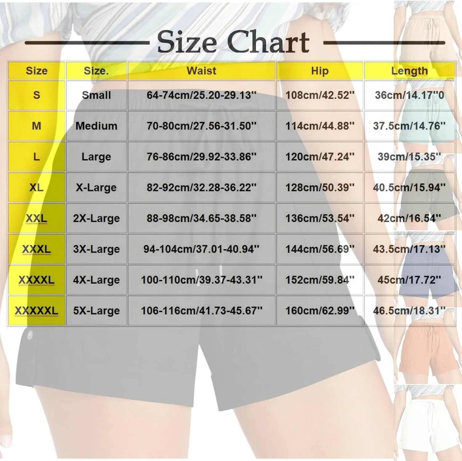 Summer Shorts for Women Plus Size Casual Elastic Waist Drawstring Short 5 Inch Inseam Beach Vacation Outfits