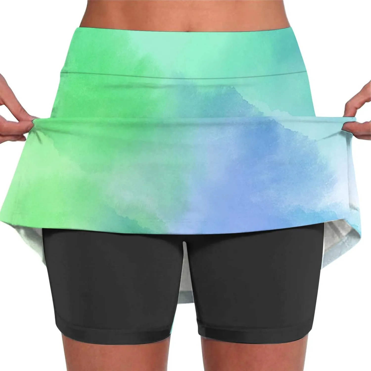 TANGNADE Skorts for Women Dressy Casual Skirt Athletic Inner Shorts for Running Tennis Golf Comfy Workout Sports Outfits