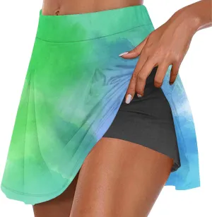 TANGNADE Skorts for Women Dressy Casual Skirt Athletic Inner Shorts for Running Tennis Golf Comfy Workout Sports Outfits