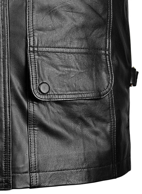 Terminator Genisys Black Leather Jacket