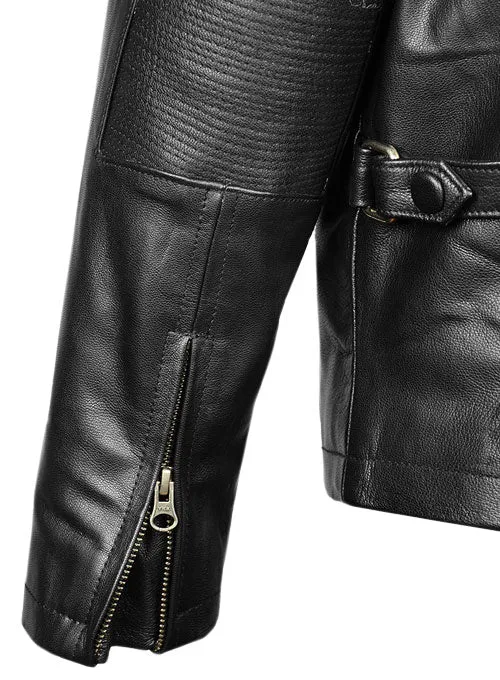 Terminator Genisys Black Leather Jacket