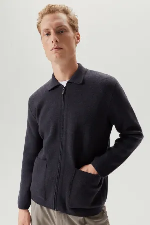The Boiled Wool Zip Jacket