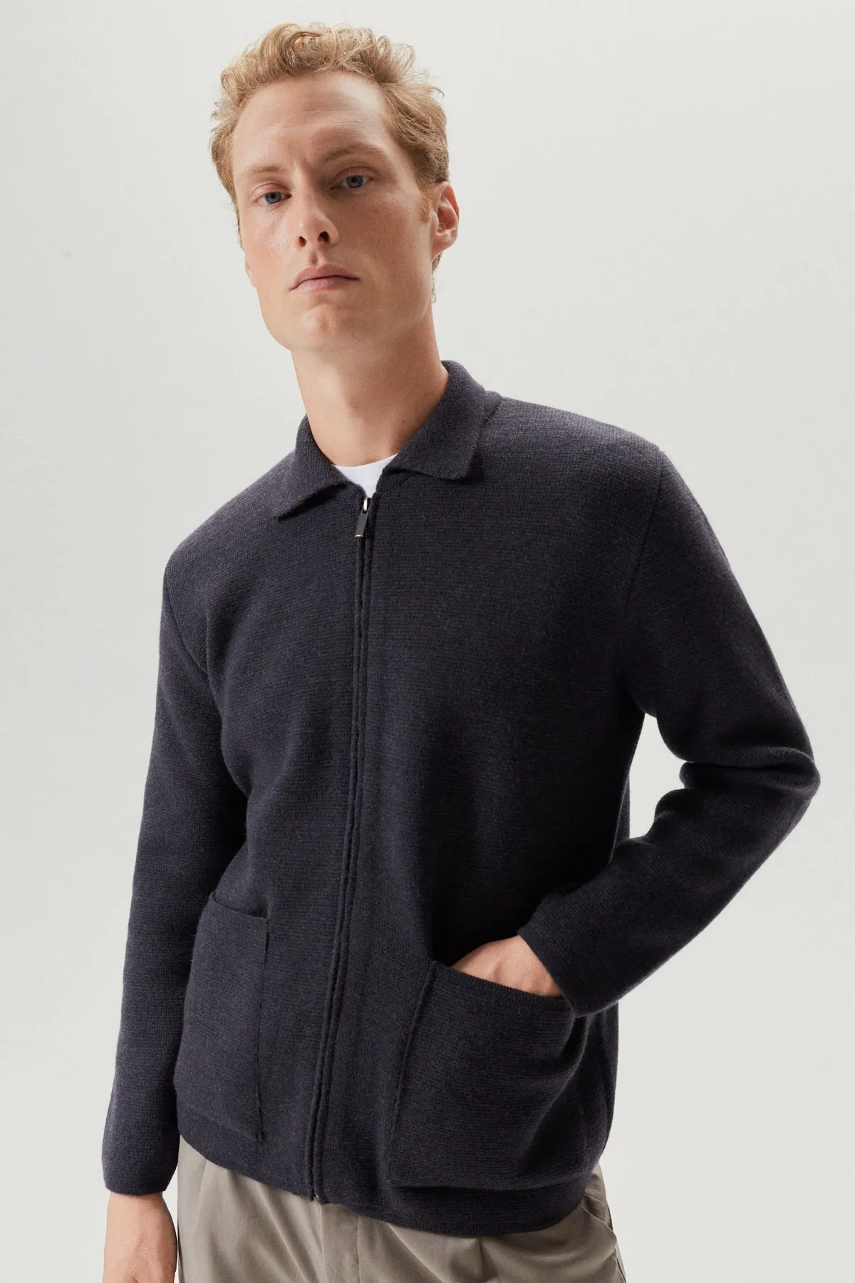The Boiled Wool Zip Jacket