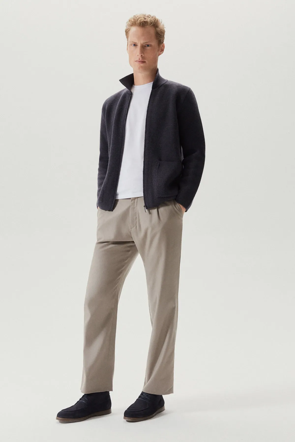 The Boiled Wool Zip Jacket