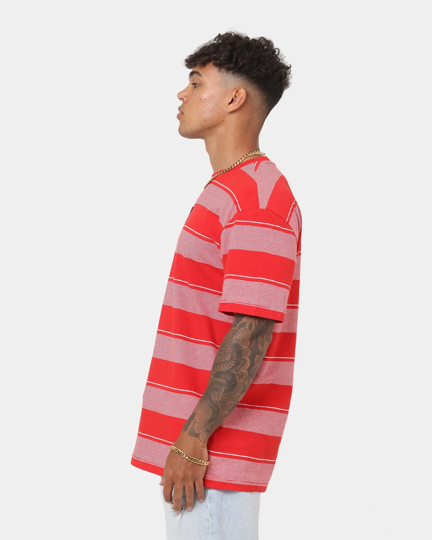 Tommy Jeans Tommy Badge T-Shirt Deep Crimson/Multi-coloured