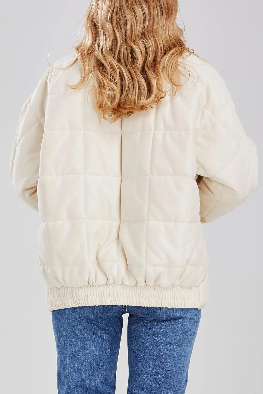 utcoco Women's Causal Lightweight Jacket Stand Collar Long Sleeve Zip Up Winter Coats for Women