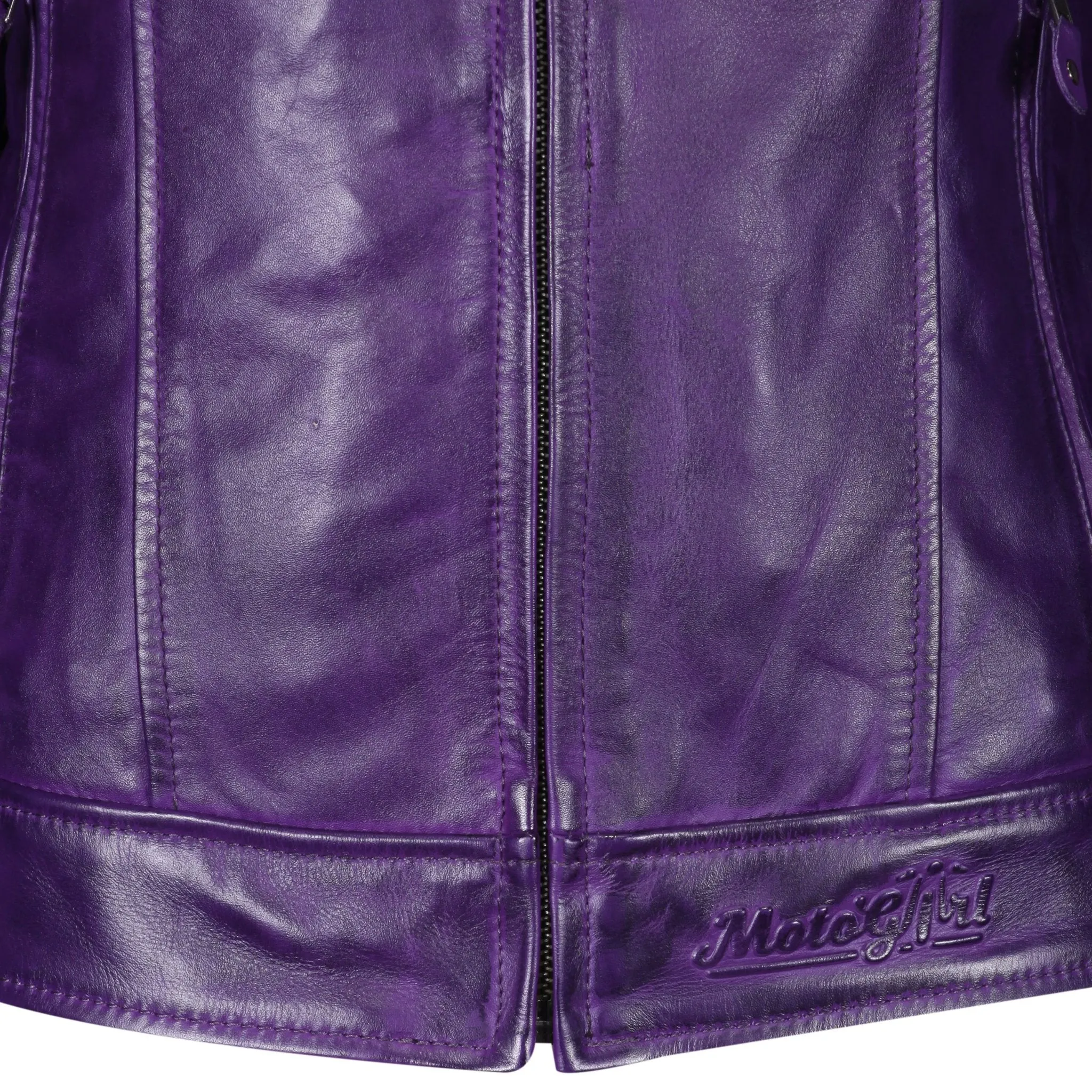 VALERIE PURPLE - Women's Motorcycle Leather Jacket