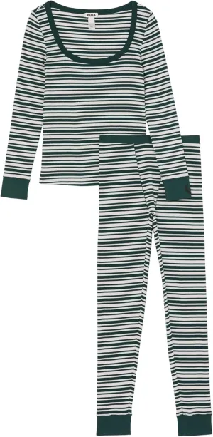 Victoria's Secret PINK Thermal Pajama Set, Long Sleeve Shirt & Leggings, Sleepwear for Women (XS-XXL)