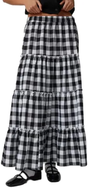Vintage Grunge Fairycore Midi Skirts Printed Split Long Skirts A Line Mid-Calf Skirt Harajuku Fall Winter Retro Clothing