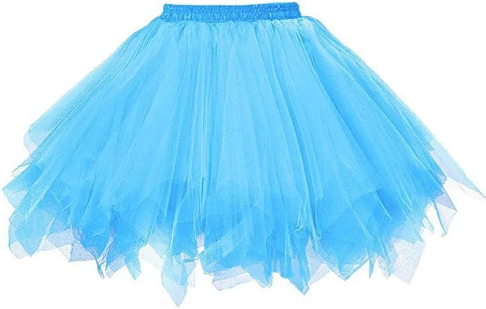 White Tulle Skirt for Women Midi High Short Skirt Womens Quality Adult Pleated Dancing Skirt Skirt Plum Tutu