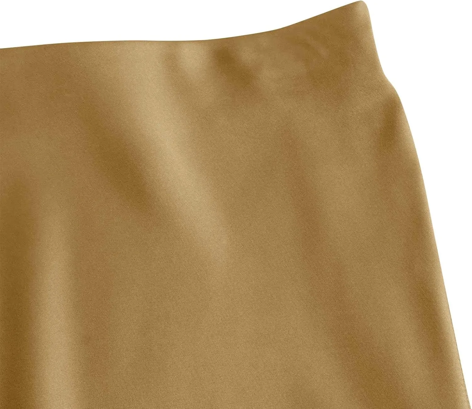 Women Satin Basic Midi Skirt Bodycon High Waist Pencil Skirts Elegant Casual Slim Fit Work Skirt for Going Out