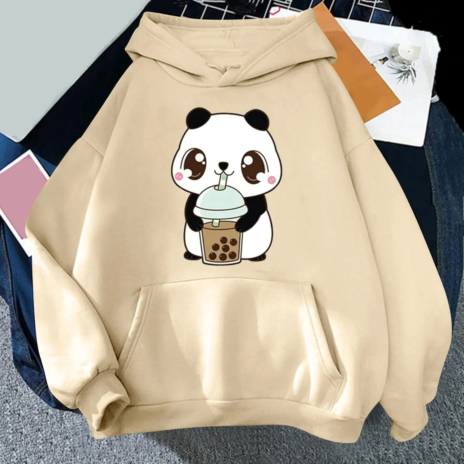 Womens Hoodies Casual Long Sleeve Drawstring Womens Cute Fashion Sweatshirts Sweatshirts For Teen Girls Hoodies
