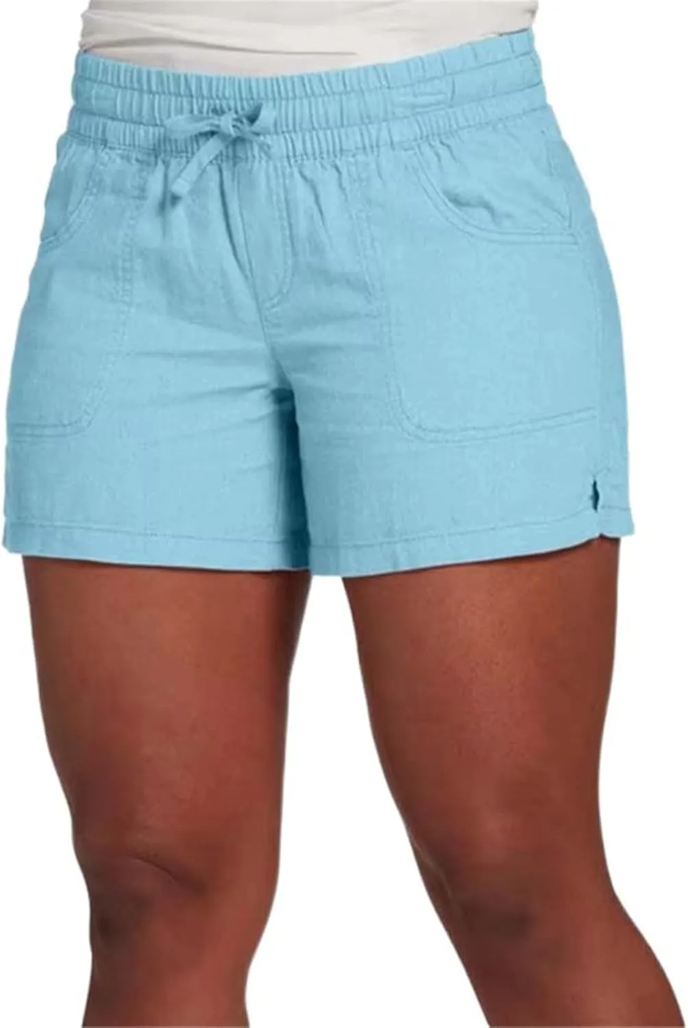 Women's Pants Casual Shorts high Waist Elastic Waist Summer Trousers