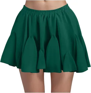 Womens Ruffle Mini Skirt Beach Vacation High Waisted 2025 Trendy Casual Summer Boho Flowy Skirts Slim Athletic