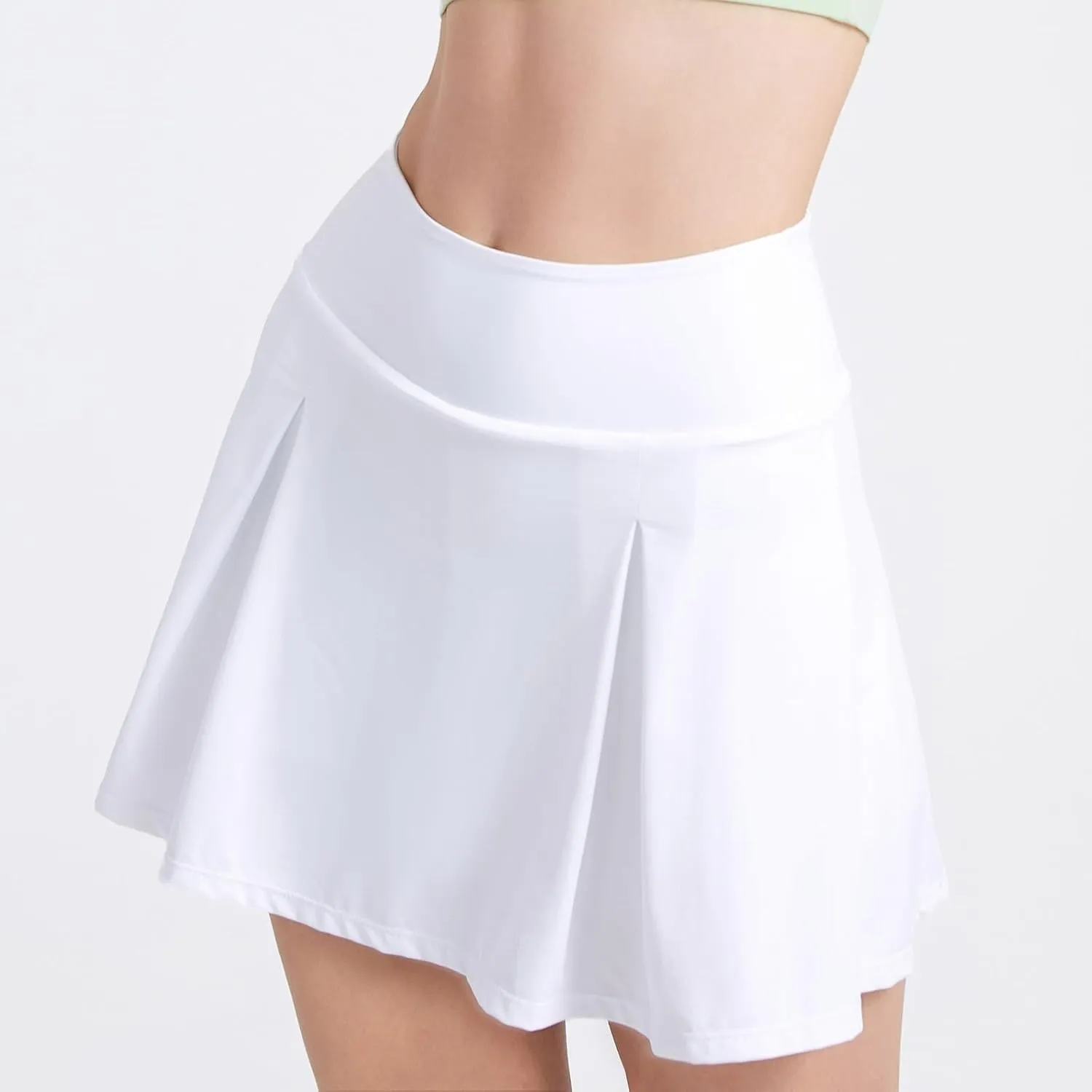 Womens Ruffle Mini Skirt Beach Vacation High Waisted 2025 Trendy Casual Summer Pocket Flowy Skirts Athletic Slim