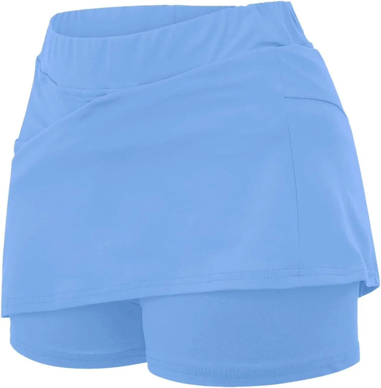 Womens Skorts with Pockets Tummy Control Plus Size Skorts for Women High Waist Athletic Sports Pants Skirt Casual Shorts