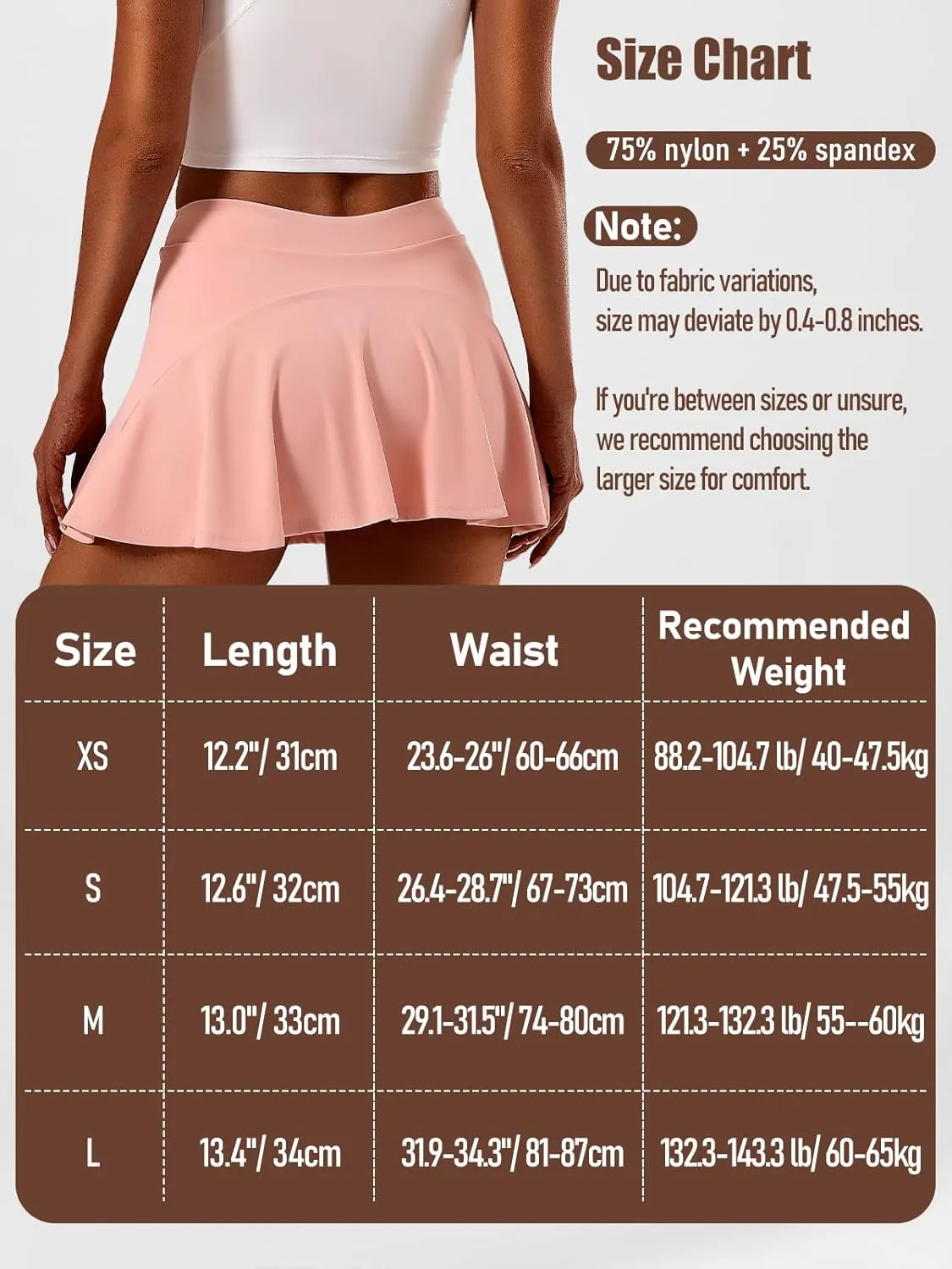 Womens Tennis Skirt High Waisted Athletic Skort Pleated Tennis Skirt with Shorts Pocket Golf Running Pickleball