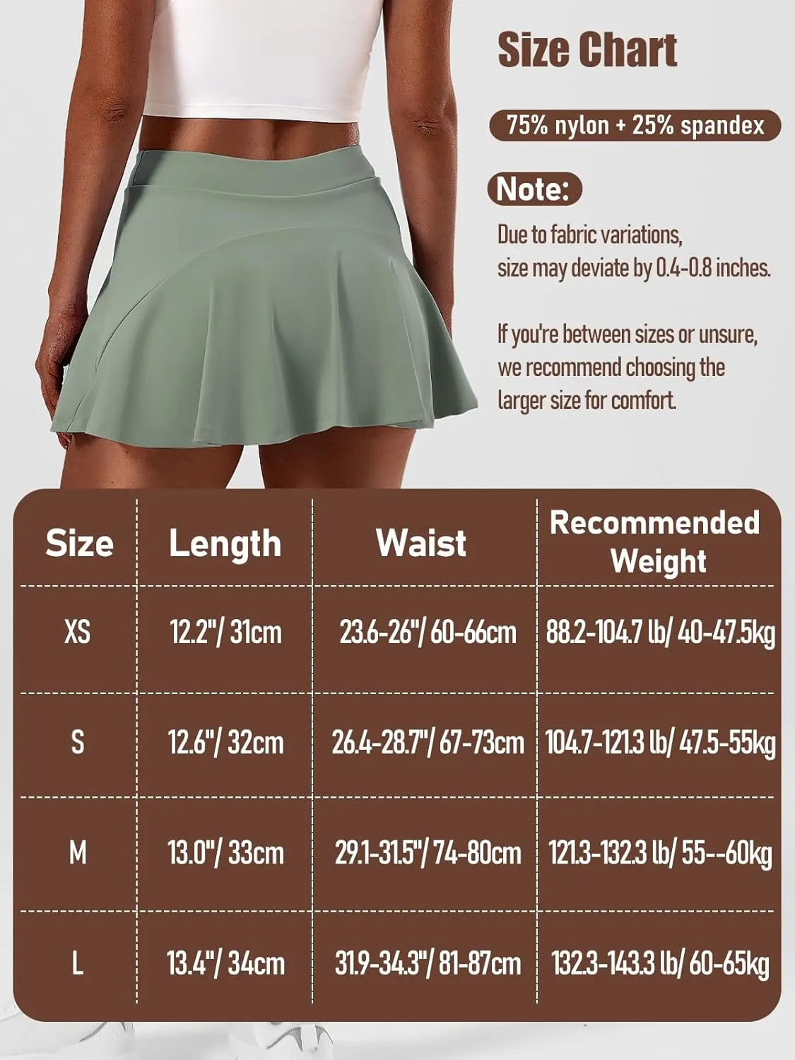 Womens Tennis Skirt High Waisted Athletic Skort Pleated Tennis Skirt with Shorts Pocket Golf Running Pickleball