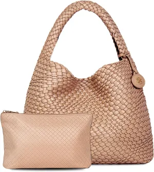 Woven Tote Bag for Women Woven Purse Large Woven Tote Braided Purse Weave Purse with Top Handle