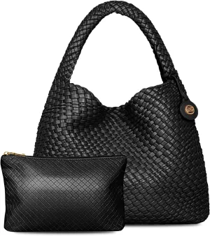 Woven Tote Bag for Women Woven Purse Large Woven Tote Braided Purse Weave Purse with Top Handle