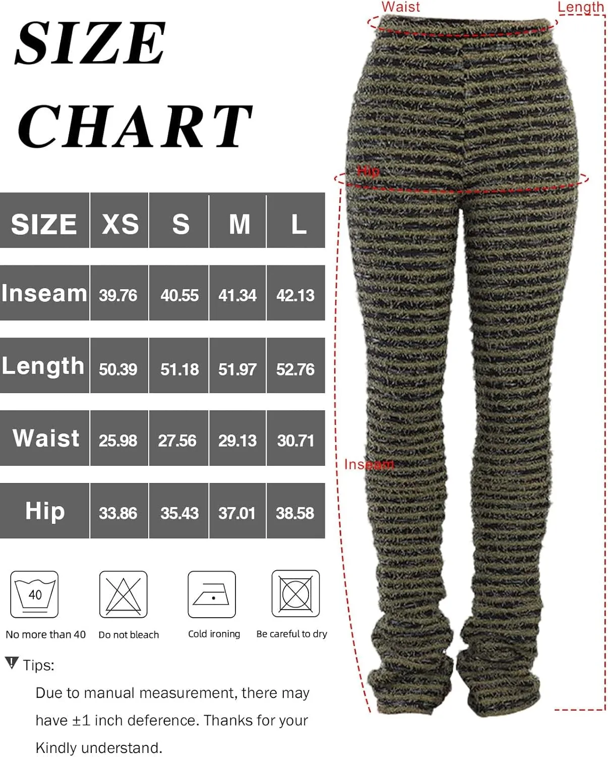 Yimoon Stacked Fuzzy Pants Women Black and White Zebra Print High Waisted Striped Y2K Leggings