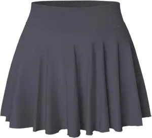 YOAKAKU Pleated Tennis Skater Skirts for Women with Pocket Shorts Flowy Golf Athletic Skort Sports Mini Skirt