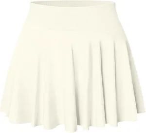 YOAKAKU Pleated Tennis Skater Skirts for Women with Pocket Shorts Flowy Golf Athletic Skort Sports Mini Skirt