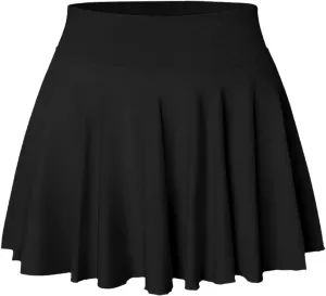 YOAKAKU Pleated Tennis Skater Skirts for Women with Pocket Shorts Flowy Golf Athletic Skort Sports Mini Skirt