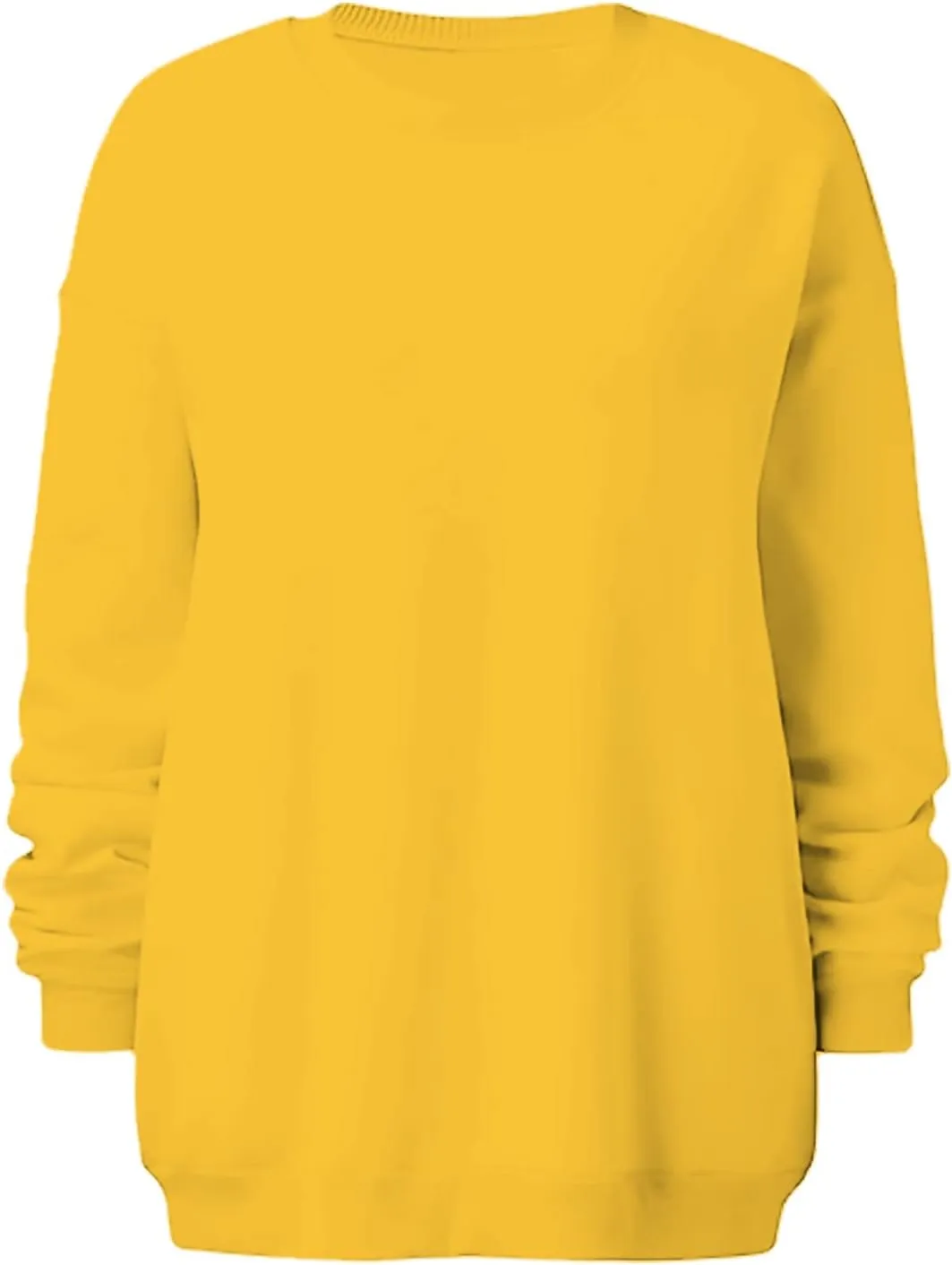 ZDRZK Oversized Sweatshirts For Women Fleece Hoodies Trendy 2023 Long Sleeve Crewneck Pullover Comfy Sweater y2k Clothes