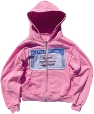 Zip up Hoodie Y2k Oversized Graphic Hoodies Unisex Grunge Jackets Streetwear Vintage 2000s Emo Clothes