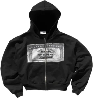 Zip up Hoodie Y2k Oversized Graphic Hoodies Unisex Grunge Jackets Streetwear Vintage 2000s Emo Clothes