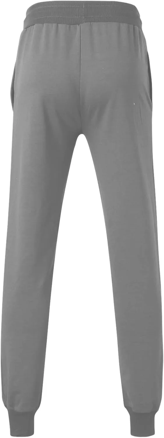 ZYXTIM Mens Casual Jogger Sweatpants Stretch Drawstring Gym Workout Athletic Track Pants Slim Fit Tapered Cuffed Trousers
